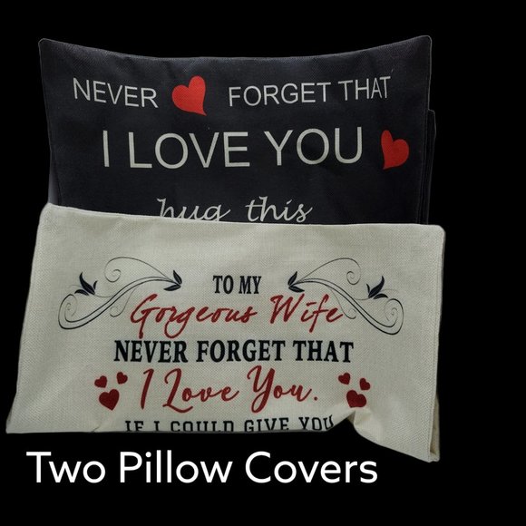 Unbranded Set of Two Pillow Covers - Picture 1 of 7